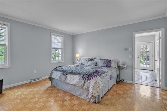 57 Center St, Dartmouth, MA 02748 - bedroom featuring baseboards and ornamental molding