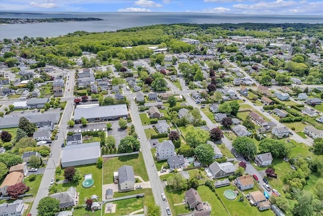 57 Center St, Dartmouth, MA 02748 - aerial view of property's location featuring a nearby body of water and nearby suburban area