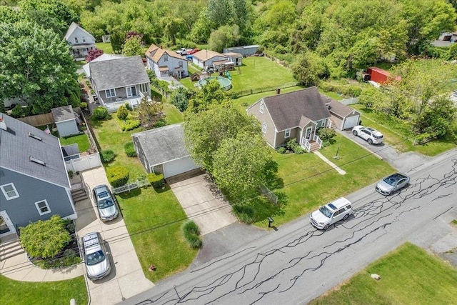 57 Center St, Dartmouth, MA 02748 - aerial perspective of suburban area