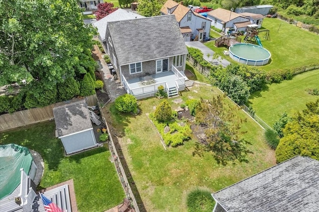 57 Center St, Dartmouth, MA 02748 - view from above of property