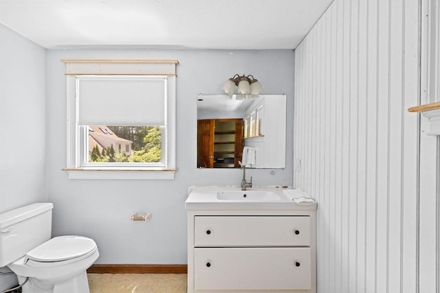 39 High Beacon Way, Marshfield, MA 02050 - bathroom featuring vanity, toilet, and baseboards