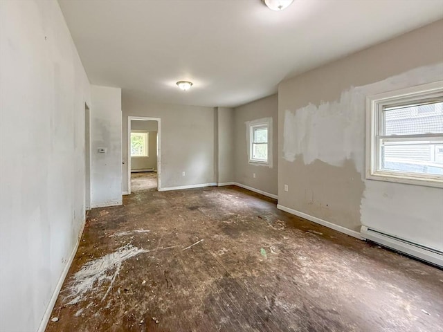 23 Eldert St, Springfield, MA 01109 - spare room with a baseboard heating unit and a baseboard radiator