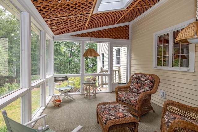 21 Overlook Dr, Chelmsford, MA 01824 - sunroom featuring vaulted ceiling