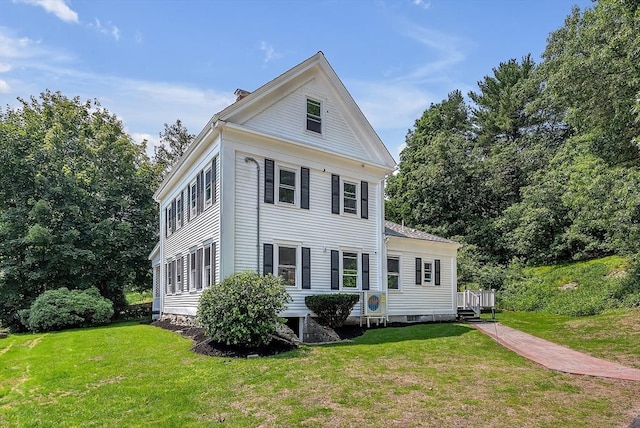 30 Forest Park Rd, Woburn, MA 01801 - neoclassical home with a front lawn