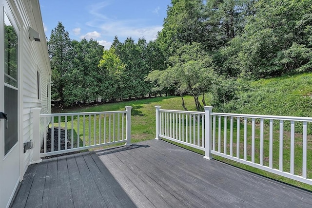30 Forest Park Rd, Woburn, MA 01801 - wooden terrace with a yard