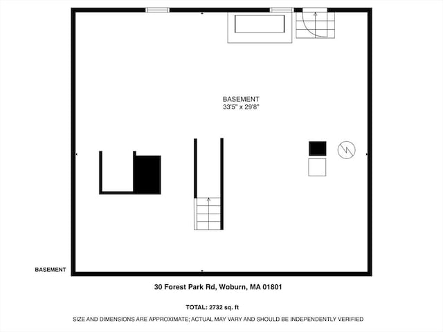 30 Forest Park Rd, Woburn, MA 01801 - view of home floor plan