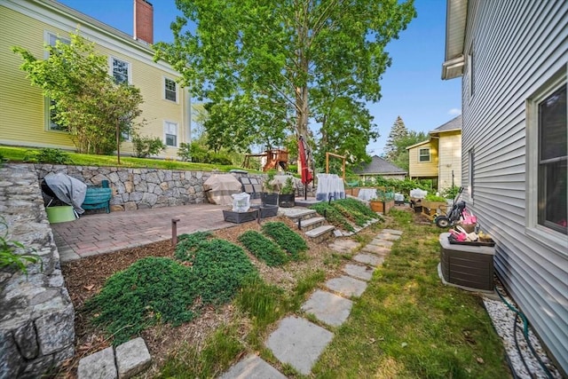 324 Mount Auburn St Unit 2, Watertown, MA 02472 - view of yard with a patio