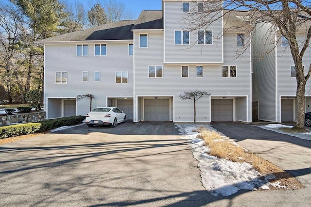 exterior space featuring driveway