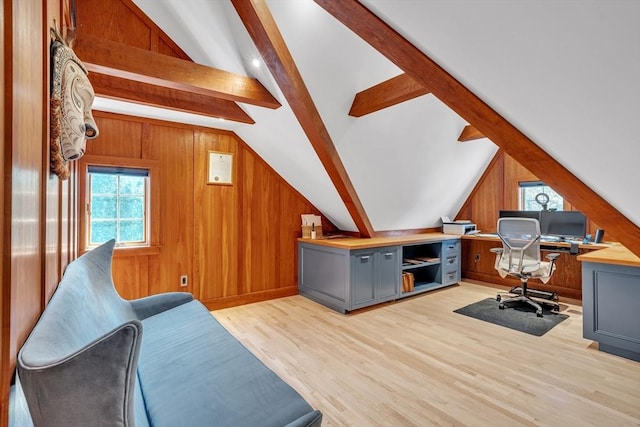 12 Old Meadow Rd, Dover, MA 02030 - office space with wooden walls and light wood-style flooring