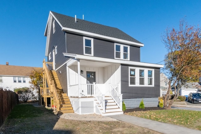 view of front of home