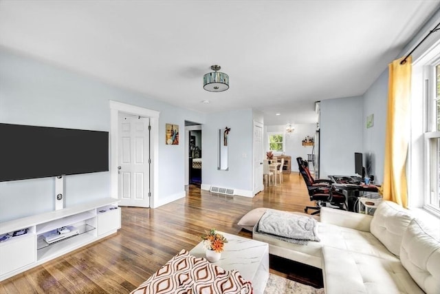 60 Grove St, Barnstable, MA 02601 - living room with wood finished floors and baseboards