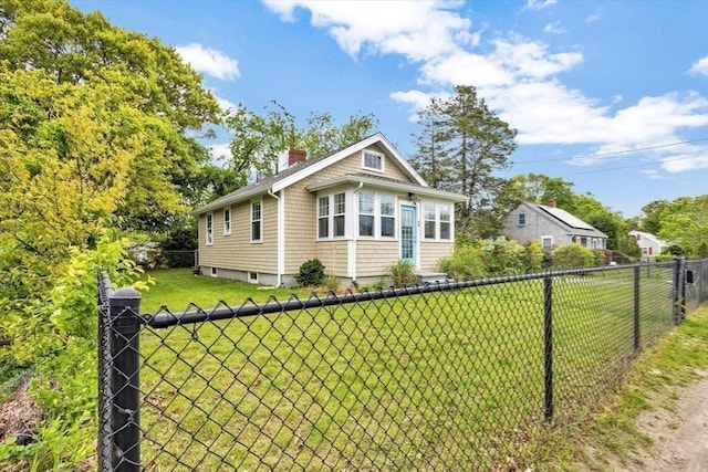 60 Grove St, Barnstable, MA 02601 - bungalow-style home with a chimney