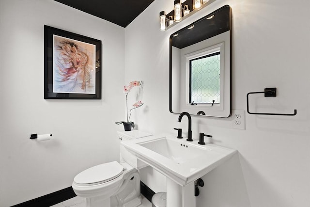 75 Narrows Rd, Freetown, MA 02702 - bathroom featuring toilet and baseboards