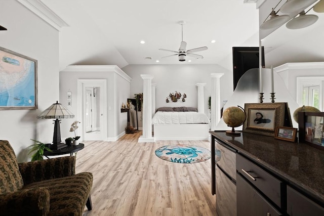 75 Narrows Rd, Freetown, MA 02702 - bedroom with light wood-style floors, recessed lighting, and baseboards