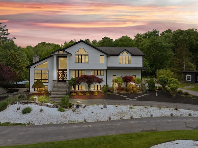 75 Narrows Rd, Freetown, MA 02702 - view of front of house featuring a chimney