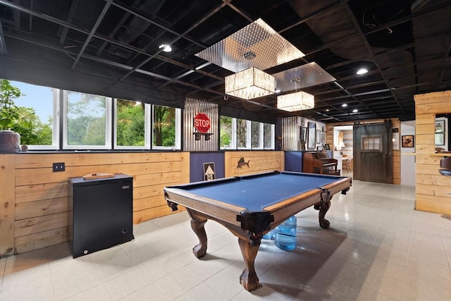 75 Narrows Rd, Freetown, MA 02702 - playroom with wood walls and pool table