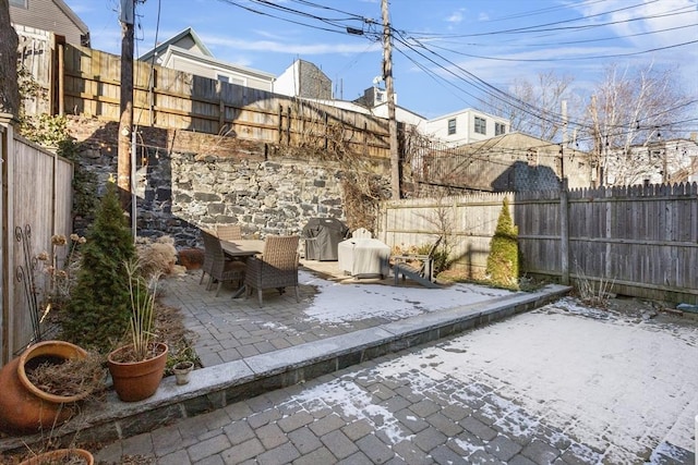 view of patio / terrace with grilling area