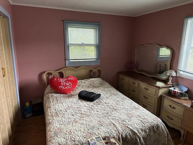 24 Arnold St, Ludlow, MA 01056 - bedroom with wood finished floors and ornamental molding