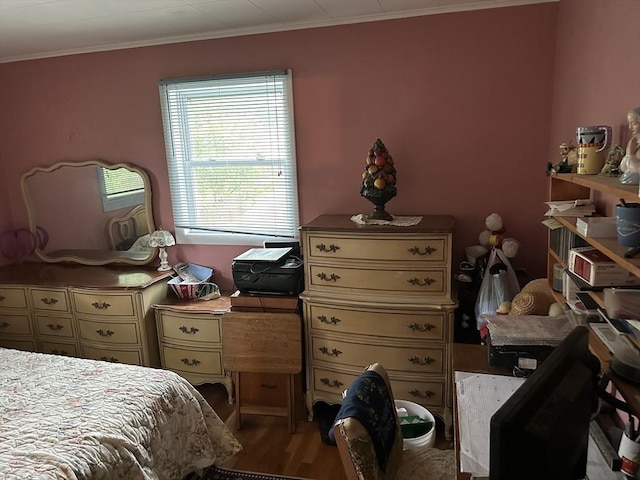 24 Arnold St, Ludlow, MA 01056 - bedroom featuring light wood-type flooring and crown molding