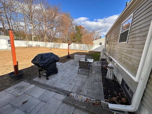 view of patio / terrace with grilling area