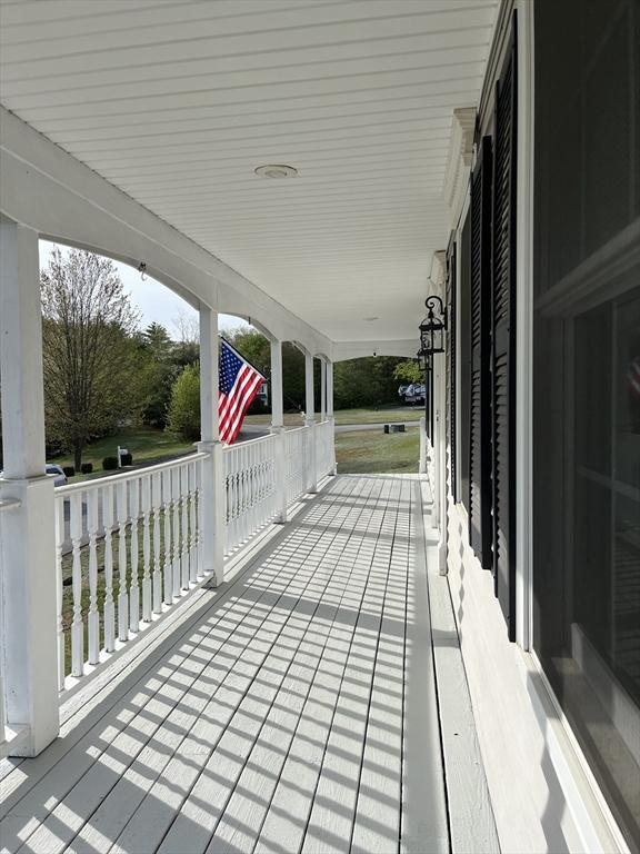 34 Liberty Ln, Ashburnham, MA 01430 - wooden terrace with a porch