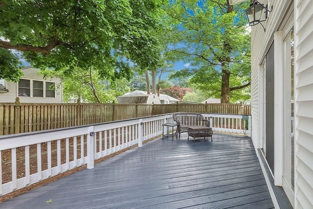 311 Main St, Franklin, MA 02038 - deck with a fenced backyard