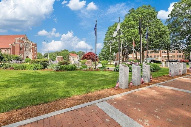 311 Main St, Franklin, MA 02038 - view of community with a lawn