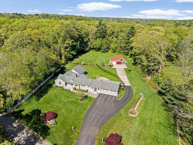 16 W Wind Acres, Norwell, MA 02061 - view of subject property with a heavily wooded area
