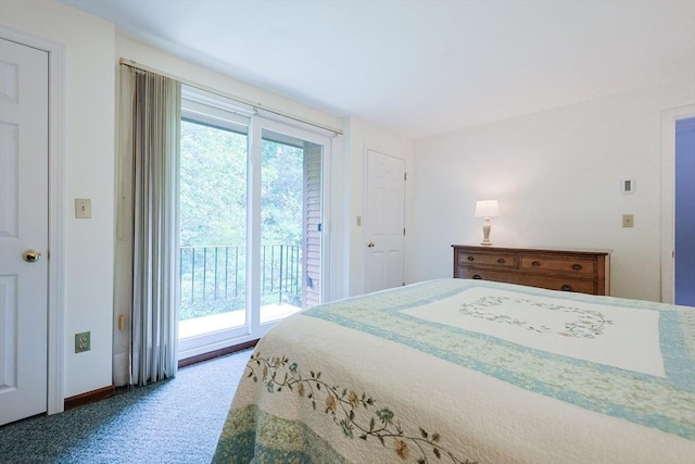 330 Thurston St Unit 330, Wrentham, MA 02093 - carpeted bedroom featuring access to outside and baseboards