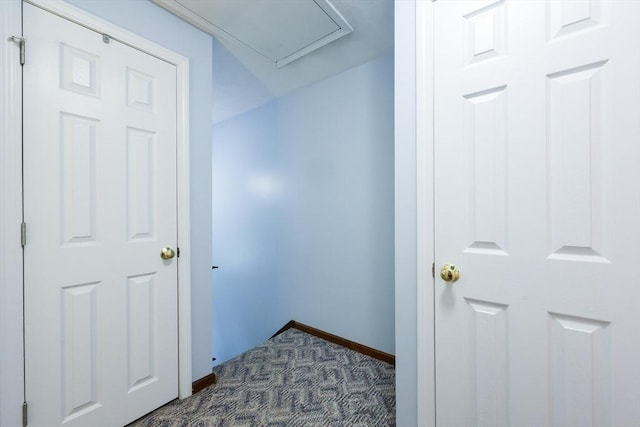 330 Thurston St Unit 330, Wrentham, MA 02093 - hallway featuring baseboards and dark colored carpet