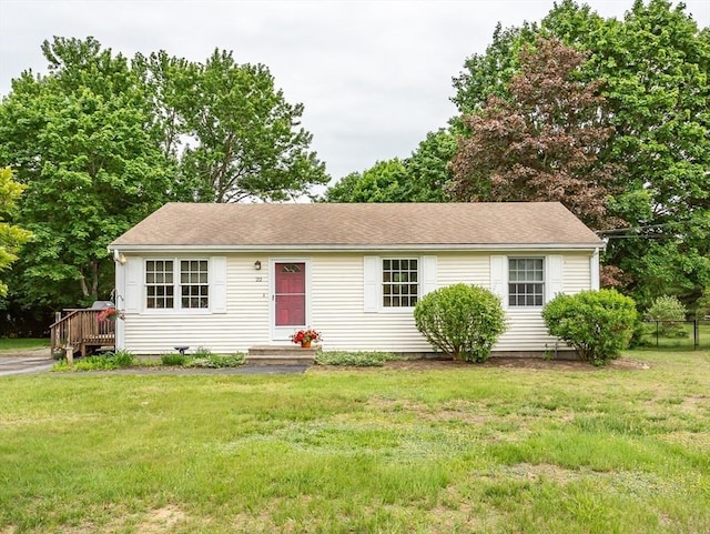 22 Bayview Ave, Berkley, MA 02779 - view of ranch-style home