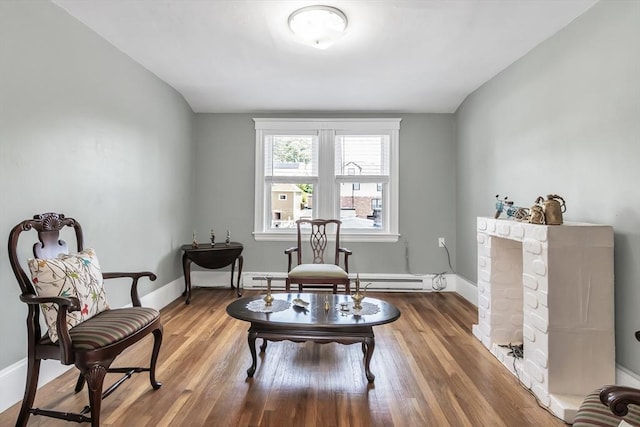 6-8 Maurice Ave, Lawrence, MA 01841 - sitting room with baseboards and wood finished floors