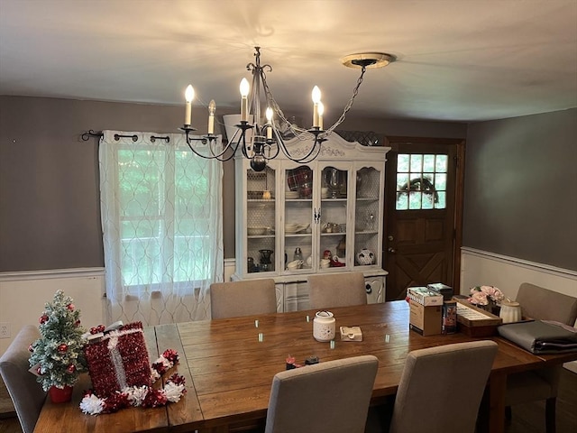 view of dining room