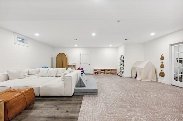 40 Carver Rd, Wellesley, MA 02481 - living area featuring recessed lighting