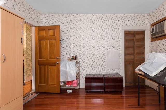 98 Safford St, Quincy, MA 02171 - misc room featuring wallpapered walls and wood finished floors