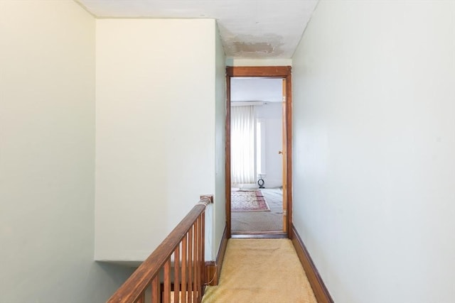 98 Safford St, Quincy, MA 02171 - hall with an upstairs landing and light carpet