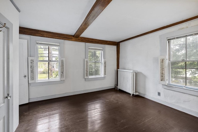 50 Humphrey St, Marblehead, MA 01945 - unfurnished sunroom with radiator and beam ceiling