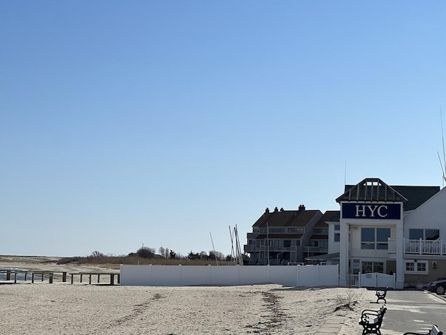 733 W Main Unit G, Barnstable, MA 02630 - water view featuring fence