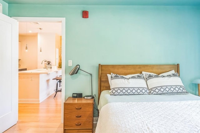 1 Brook Rd Unit 215, Quincy, MA 02169 - bedroom featuring wood finished floors and a sink