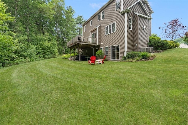 12 Cranberry Ln, Wrentham, MA 02093 - rear view of house featuring a yard and a deck