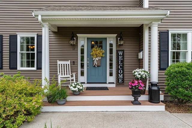 12 Cranberry Ln, Wrentham, MA 02093 - entrance to property featuring a porch