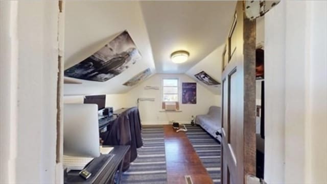95 Prospect Street Ext, Westfield, MA 01085 - additional living space with vaulted ceiling and wood finished floors