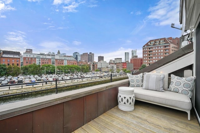 8 Union Wharf Unit 8, Boston, MA 02109 - balcony featuring a city view and a water view
