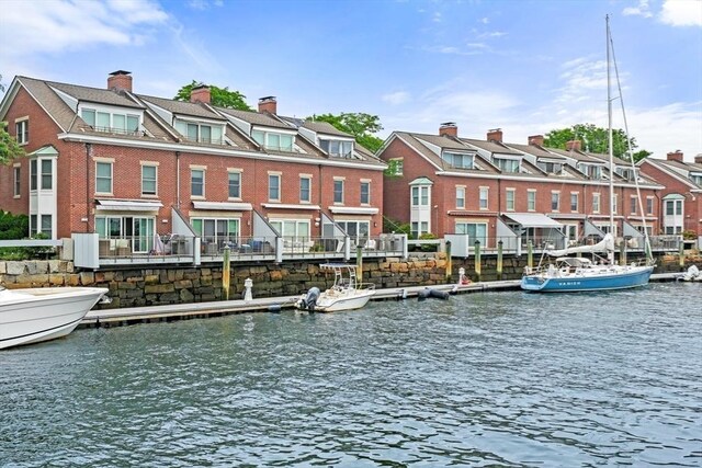 8 Union Wharf Unit 8, Boston, MA 02109 - dock featuring a water view and a residential view