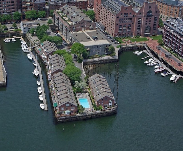 8 Union Wharf Unit 8, Boston, MA 02109 - bird's eye view of a large body of water
