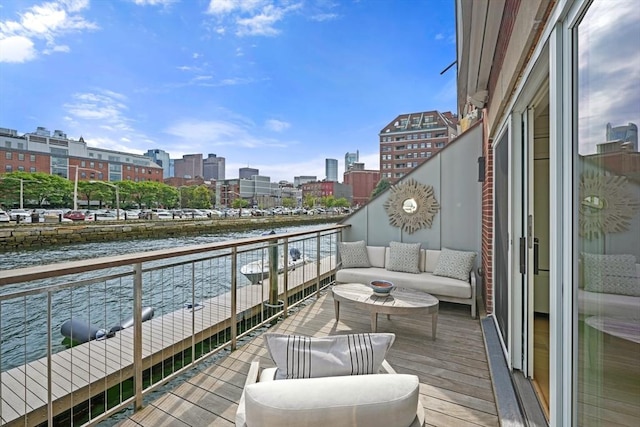 8 Union Wharf Unit 8, Boston, MA 02109 - balcony with a water view and a city view