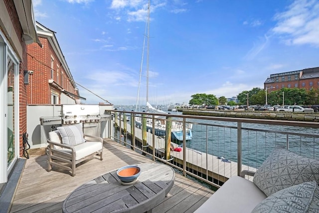 8 Union Wharf Unit 8, Boston, MA 02109 - wooden terrace featuring a water view