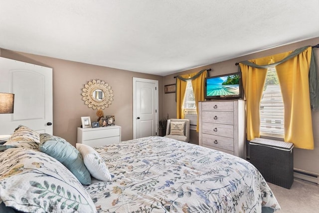 53 Avon St, Taunton, MA 02780 - bedroom featuring carpet and baseboard heating