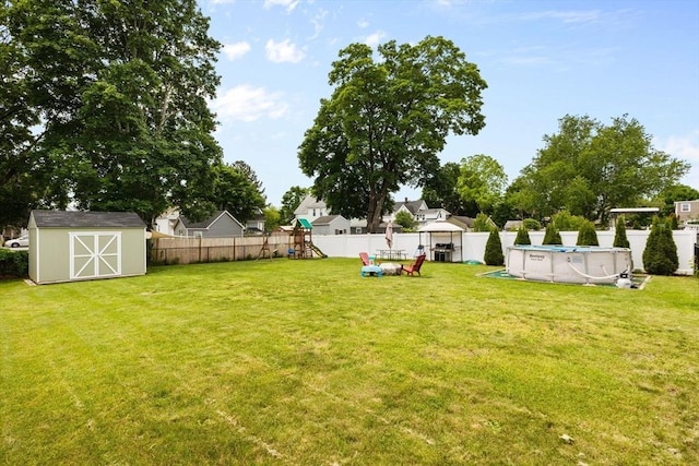 53 Avon St, Taunton, MA 02780 - view of yard featuring a playground