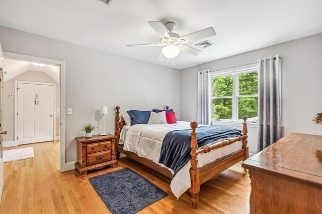 225 Walker St, Seekonk, MA 02771 - bedroom featuring light wood-style floors, a ceiling fan, and baseboards